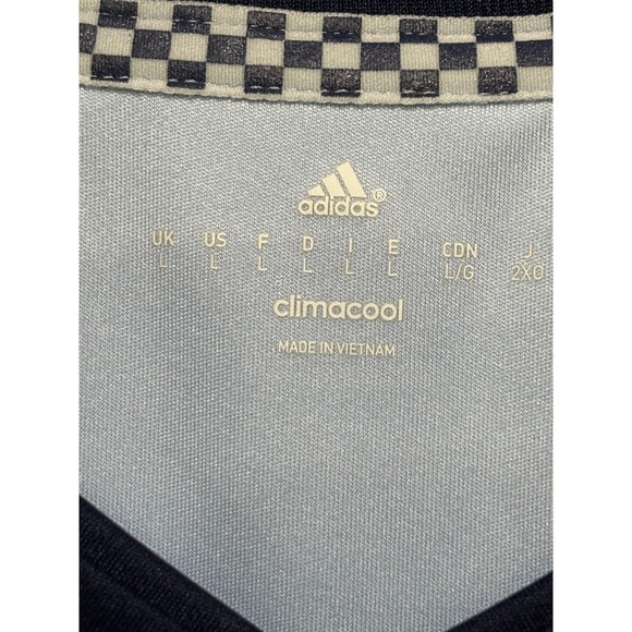 Sporting Kansas City 2013 MLS Adidas Soccer Jersey Climacool Two Tone Blue Large - Picture 7 of 7